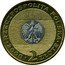 Poland 2 Zlote Millennium. Celebrating 2000 Years 2000 Y# 374 RZECZPOSPOLITA POLSKA 2000 2 ZŁOTE MW coin obverse