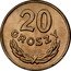 Poland 20 Groszy Circulation Coin 1949 (kr) Y# 43 20 GROSZY coin reverse