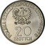 Poland 20 Zlotych First Polish Cosmonaut 1978 MW Y# 97 POLSKA RZECZPOSPOLITA LUDOWA 1978 MW 20 ZŁOTYCH coin obverse