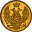 Poland 20 Zlotych-3 Rubles Nicholas I 1834 C# 136.1 M W coin obverse
