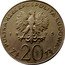 Poland 20 Zlotych International Women's Year 1975 MW Y# 75 POLSKA RZECZPOSPOLITA LUDOWA 19 75 MW ZŁ 20 ZŁ coin obverse