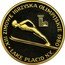 Poland 2000 Zlotych Winter Olympics in Lake Placid 1980 MW Proof Y# 111 XIII ZIMOWE IGRZYSKA OLIMPIJSKIE 1980 LAKE PLACID N.Y. coin reverse