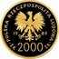 Poland 2000 Zlotych Papacy. Pope John Paul II 1989 MW Sets only Y# 187 POLSKA RZECZPOSPOLITA LUDOWA 19 89 MW ZŁ 2000 ZŁ coin obverse