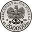 Poland 200000 Zlotych General Tadeusz Komorowski Bor 1990 MW Proof Y# 250 RZECZPOSPOLITA POLSKA 1990 MW ZŁ 200000 ZŁ coin obverse