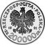 Poland 200000 Zlotych XXV Olympics Games in Barcelona. Sailboats 1991 MW Proof Y# 241 RZECZPOSPOLITA POLSKA 1991 MW ZŁ 200000 ZŁ coin obverse