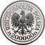 Poland 200000 Zlotych 500th Anniversary of the Discovery of America 1992 Proof Y# 230 RZECZPOSPOLITA POLSKA 1992 MW ZŁ 200000 ZŁ coin obverse