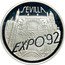 Poland 200000 Zlotych EXPO'92 in Seville 1992 Proof Y# 231 SEVILLA E EXPO'92 coin reverse