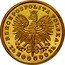 Poland 200000 Zlotych Jozef Pilsudski 1990 Proof Y# 207 RZECZPOSPOLITA POLSKA 19 90 ZŁ 200000 ZŁ coin obverse