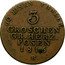 Poland 3 Groschen Posen Coin 1816 B KM# 31 60 EINEN THALER 3 GROSCHEN: GR.HERZ. POSEN 1816 B coin reverse