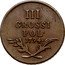 Poland 3 Grossi Coin for the Imperial Austrian Army 1794 Used by the Austrian Army fighting Kosciuzko C# 5 III GROSSI POL 1794 coin reverse