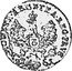 Poland 3 Grosze Elizabeth I 1759 C# 44 MONETA ARGNTEA REG PRVS 3 coin reverse