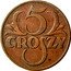Poland 5 Groszy German Occupation 1939 (w) Y# 10A 5 GROSZY coin reverse