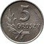 Poland 5 Groszy Circulation Coin 1958 Y# A46 5 GROSZY coin reverse