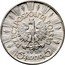 Poland 5 Zlotych Jozef Pilsudski 1938 (w) Y# 28 RZECZPOSPOLITA POLSKA 1936 5 ZŁOTYCH 5 coin obverse