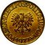 Poland 5 Zlotych Circulation Coin 1977 (lgd) Y# 81.1 POLSKA RZECZPOSPOLITA LUDOWA MW 1980 coin obverse