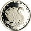 Poland 500 Zlotych Swan 1984 MW Proof Y# 154 OCHRONA ŚRODOWISKA coin reverse