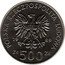 Poland 500 Zlotych Wladyslaw II Jagiello 1989 MW Y# 194 POLSKA RZECZPOSPOLITA LUDOWA 19 89 MW ZŁ 500 ZŁ coin obverse