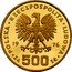 Poland 500 Zlotych Kazimierz Pulaski 1976 MW Proof Y# 85 POLSKA RZECZYPOSPOLITA LUDOWA 19 76 MW ZŁ 500 ZŁ coin obverse