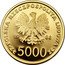 Poland 5000 Zlotych 10th Anniversary of the Election of Pope Ioannes Paulus II 1988 MW Proof Y# 176 POLSKA RZECZPOSPOLITA LUDOWA 19 88 MW ZŁ 5000 ZŁ coin obverse