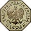 Poland 50000 Zlotych 200th Anniversary Order of Military Valour 1992 Proof Y# 229 RZECZPOSPOLITA POLSKA 19 92 MW ZŁ 50000 ZŁ coin obverse