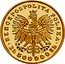 Poland 500000 Zlotych Jozef Pilsudski 1990 Proof Y# 210 RZECZPOSPOLITA POLSKA 19 90 ZŁ 500000 ZŁ coin obverse
