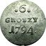 Poland 6 Groszy Stanislaus Augustus 1794 KM# 215 6 GROSZY 1794. coin reverse