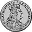 Poland 8 Groschen (2 Zlotych) August III 1753 KM# 157 D G AVGVSTVS III REX POLONIARUM coin obverse