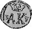 Poland Denar (Solidus, Obol, Halerz) Lobsenz City (16)13 KM# 6 AK coin reverse