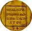 Poland Ducat Stanislaus Augustus 1766 FS FS below square KM# 189 MON AUR POLON AD LEG IMP 1766 FS coin reverse
