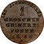 Poland Groschen Posen Coin 1816 A KM# 30 180 EINEN THALER 1 GROSCHEN: GR.HERZ. POSEN 1816 A coin reverse