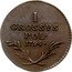 Poland Grossus Coin for the Imperial Austrian Army 1794 Used by the Austrian Army fighting Kosciuzko C# 4 I GROSSUS POL 1794 coin reverse