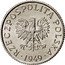 Poland Grosz Circulation Coin 1949 4mln - Budapest Mint, 116k - Warsaw Mint Y# 39 RZECZPOSPOLITA POLSKA 1949 coin obverse