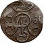 Poland Solidus (Szelag, Schilling) Thorn City 1761 KM# 60 17 60 3 coin obverse