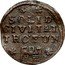 Poland Solidus (Szelag, Schilling) Thorn City 1761 KM# 60 SOLID CIVITAT THORUN coin reverse