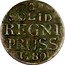 Poland Solidus (Szelag, Schilling) Friedrich II 1780 E C# 6B SOLID REGNI PRUSS 1780 coin reverse