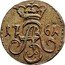 Poland Solidus (Szelag, Schilling) Thorn City 1760 KM# 61 AR 17 61 coin obverse