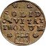 Poland Solidus (Szelag, Schilling) Thorn City 1760 KM# 61 SOLID CIVITAT THORUN coin reverse
