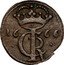 Poland Solidus (Szelag, Schilling) Thorn City 1666 KM# 46 ICR 16 66 coin obverse