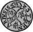 Poland Ternar (3 Denarii - 1 Pfennig) Lobsenz City 1623 KM# 9 TERN ARIVS 16 Z3 coin reverse