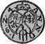 Poland Ternar (3 Denarii - 1 Pfennig) Lobsenz City 1624 KM# 10 ANNO 1 6 Z 4 coin reverse