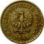Poland Zloty Circulation Coin 1949 (kr) Y# 45 RZECZPOSPOLITA POLSKA 1949 coin obverse