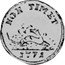 Poland 1/2 Gulden (Pattern Coin) KM# Pn93 NON TIMET 1771 coin reverse