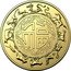 Australia 1 Dollar In the name of Elizabeth II. Year of the Dragon. Lunar Circle 2024  BU in Dual Coincard BS coin reverse