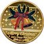 Australia 1 Dollar (Merry Christmas.Two bells. Elizabeth II) MERRY CHRISTMAS AND A HAPPY NEW YEAR 2013 P NM coin reverse