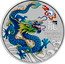 Australia 1 Dollar (Year of the Dragon. Indigo Dragon) 龍 DRAGON 2024 P125 coin reverse