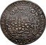 Poland 1 Thaler Thorn Under Siege 1629  FIDES ET CONSTANTIA PER IGNEN PROBATA coin reverse