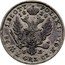 Poland 1 Zloty Aleksandr I 1824 IB C# 98a 1. ZŁOTY POLSKI. 86 86/125 Z GRZ. CZ. KOL. 18 22 I. B. coin reverse