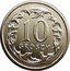 Poland 10 Groszy Circulation Coin. Wreath 2021 MW Y# 971c 10 GROSZY coin reverse