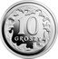 Poland 10 Groszy One Hundred Years of the Zloty 2019 MW Proof; all in proof set 10 GROSZY coin reverse