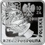 Poland 10 Zlotych Jeremi Przybora. Jerzy Wasowski 2011 MW Proof Y# 802 10 ZŁ MW 2011 RZECZPOSPOLITA POLSKA coin obverse